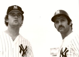 Graig Nettles and Thurman Munson. NY Yankees 1973