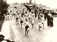 The Boston Marathon The Start 1936