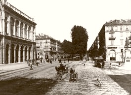 Torino Piazza Delle Stazione 1880
