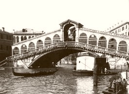 Venice Ponte Di Rialto 1900