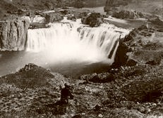  Yellowstone National Park. Mammoth Falls 1871