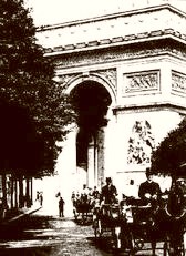 Paris Arc De Triomphe 1910