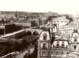 Paris city of light Panoramic 1890