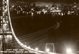 Above The Bay Bridge 1935 