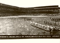 Forbes Field Opening Day Pittsburgh 1909