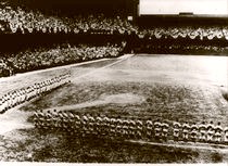 Shibe Park World Series Line Up 1950
