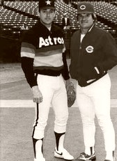 Nolan Ryan and Pete Rose 1984