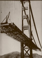   Building The Golden Gate. Fort Point 1936