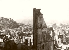 Earthquake. Looking N.E. from Nob Hill 1906